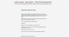 Desktop Screenshot of michaelwilder.com