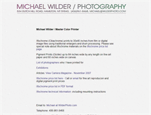 Tablet Screenshot of michaelwilder.com